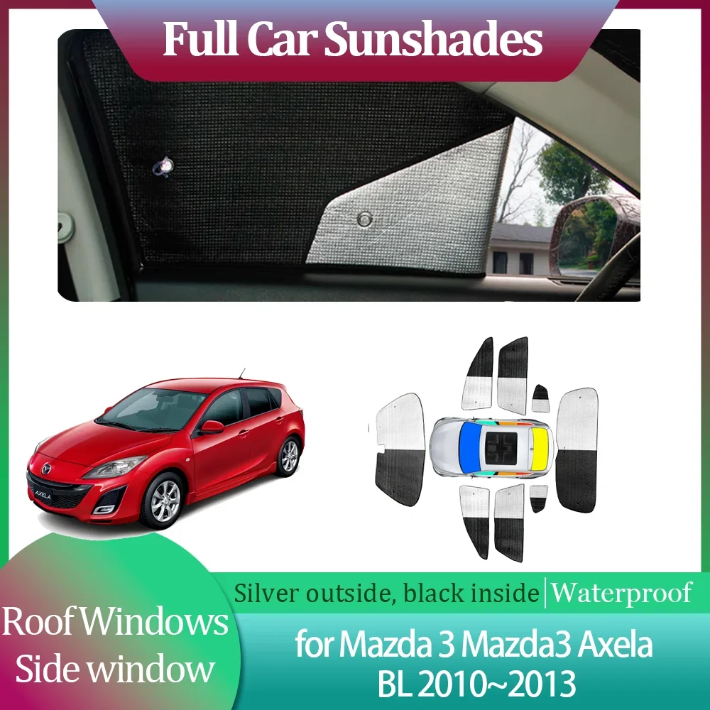 Full Car Sunshades for Mazda 3 Mazda3 Axela BL 2010~2013 Windshield Curtain Side Roof Windows Sun Visor Sunroof Cover Accessorie
Full Car Sunshades for Mazda 3 Mazda3 Axela BL 2010~2013 Windshield Curtain Side Roof Windows Sun Visor Sunroof Cover Accessorie