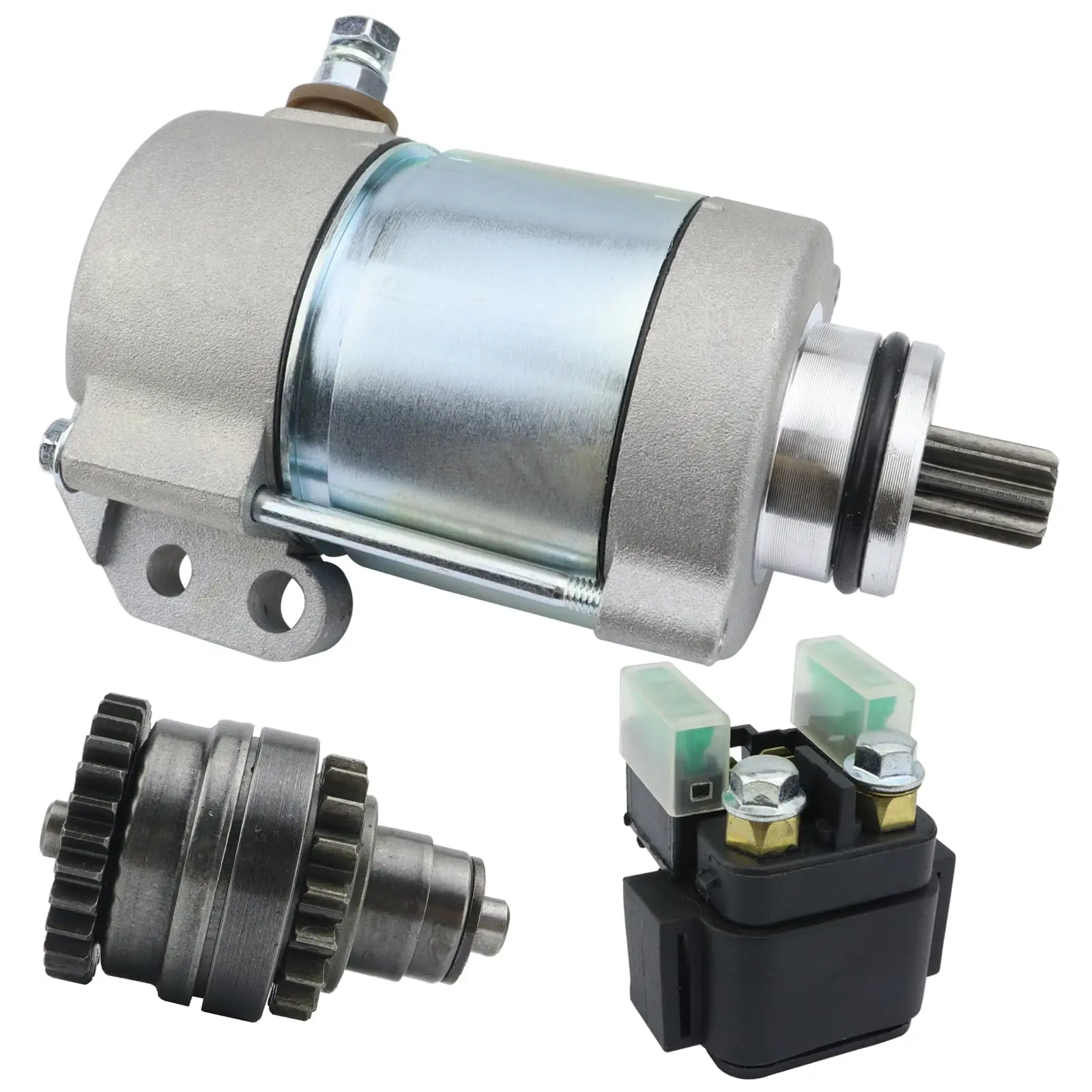 Starter Motor & Drive & Relay for KTM Motorcycle 250 XC-W 300 XC-W Freeride 250R 2015-2016, 55140001000 55140001100 41054153
Starter Motor & Drive & Relay for KTM Motorcycle 250 XC-W 300 XC-W Freeride 250R 2015-2016, 55140001000 55140001100 41054153
