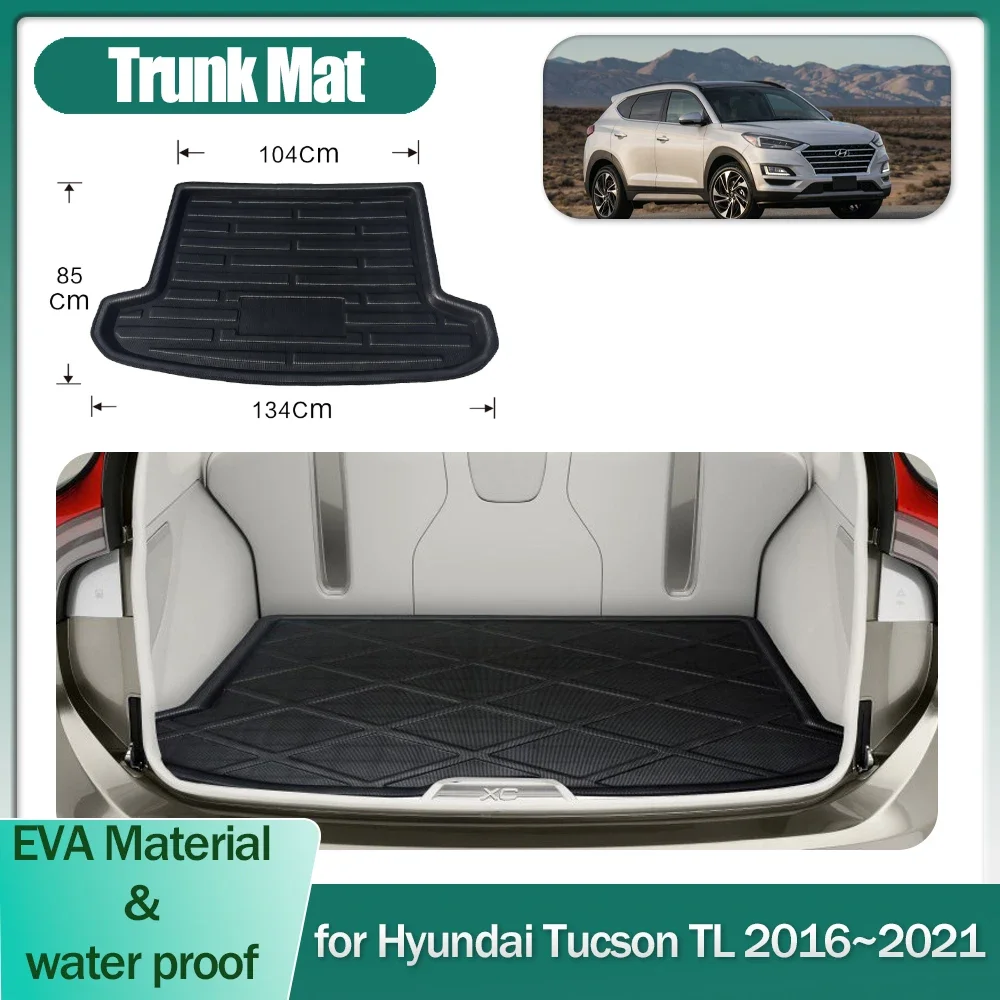 Car Trunk Mat for Hyundai Tucson TL 2016~2021 2017 Luggage Boot Liner Cargo Floor Carpet Waterproof Cover Tray Pad Accessories 
Car Trunk Mat for Hyundai Tucson TL 2016~2021 2017 Luggage Boot Liner Cargo Floor Carpet Waterproof Cover Tray Pad Accessories