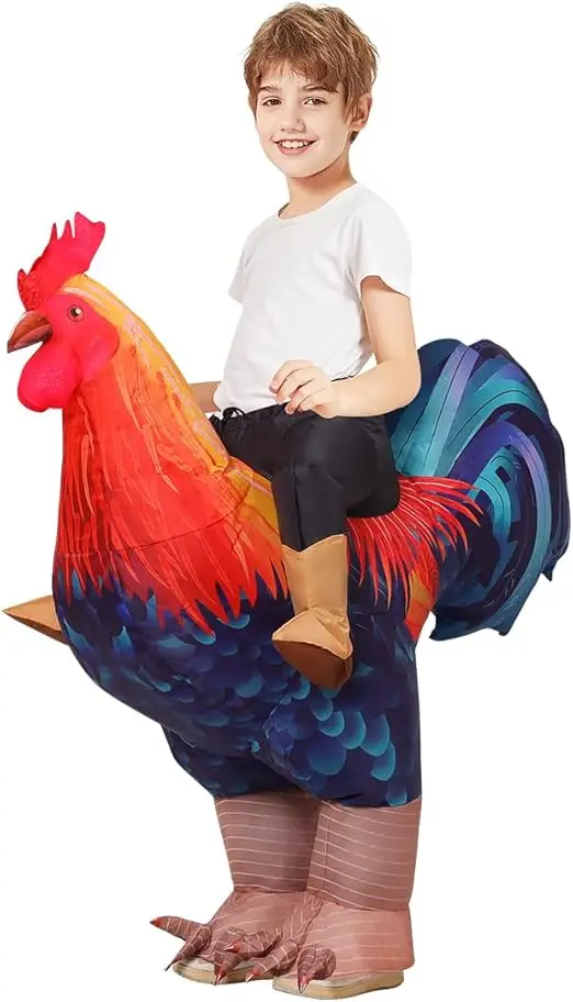 Goosh Inflatable Chicken Costume Rooster Adult Suit Funny Cosplay Halloween Costume for Men Women Birthday Christmas
Goosh Inflatable Chicken Costume Rooster Adult Suit Funny Cosplay Halloween Costume for Men Women Birthday Christmas