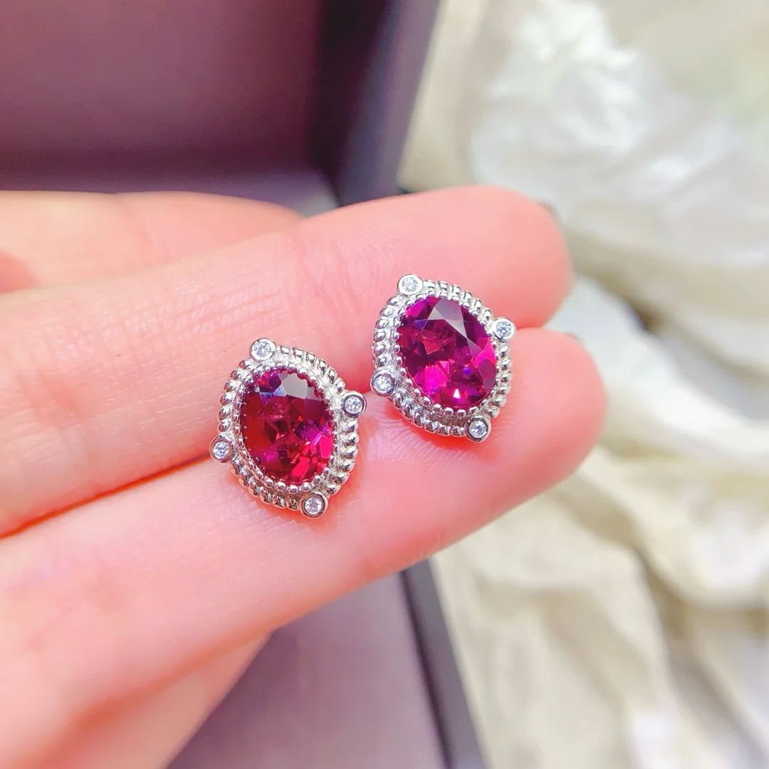 Серьги из стерлингового серебра 925 пробы с натуральным магниевым алюминием и гранатом, 6x8 мм, платиновые серьги с гальваническим покрытием для девочек
Серьги из стерлингового серебра 925 пробы с натуральным магниевым алюминием и гранатом, 6x8 мм, платиновые серьги с гальваническим покрытием для девочек