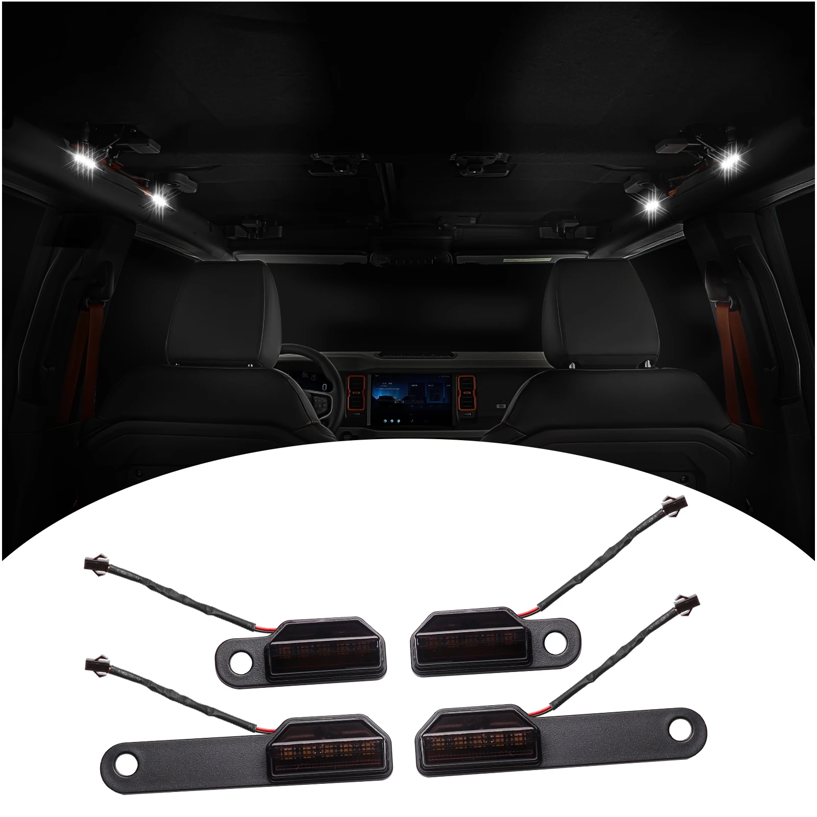 Для Ford Bronco 2021 2022 2023 2024 автомобильная лампа для чтения светодиодная внутренняя купольная лампа атмосферного освещения модификация обновление аксессуары
Для Ford Bronco 2021 2022 2023 2024 автомобильная лампа для чтения светодиодная внутренняя купольная лампа атмосферного освещения модификация обновление аксессуары