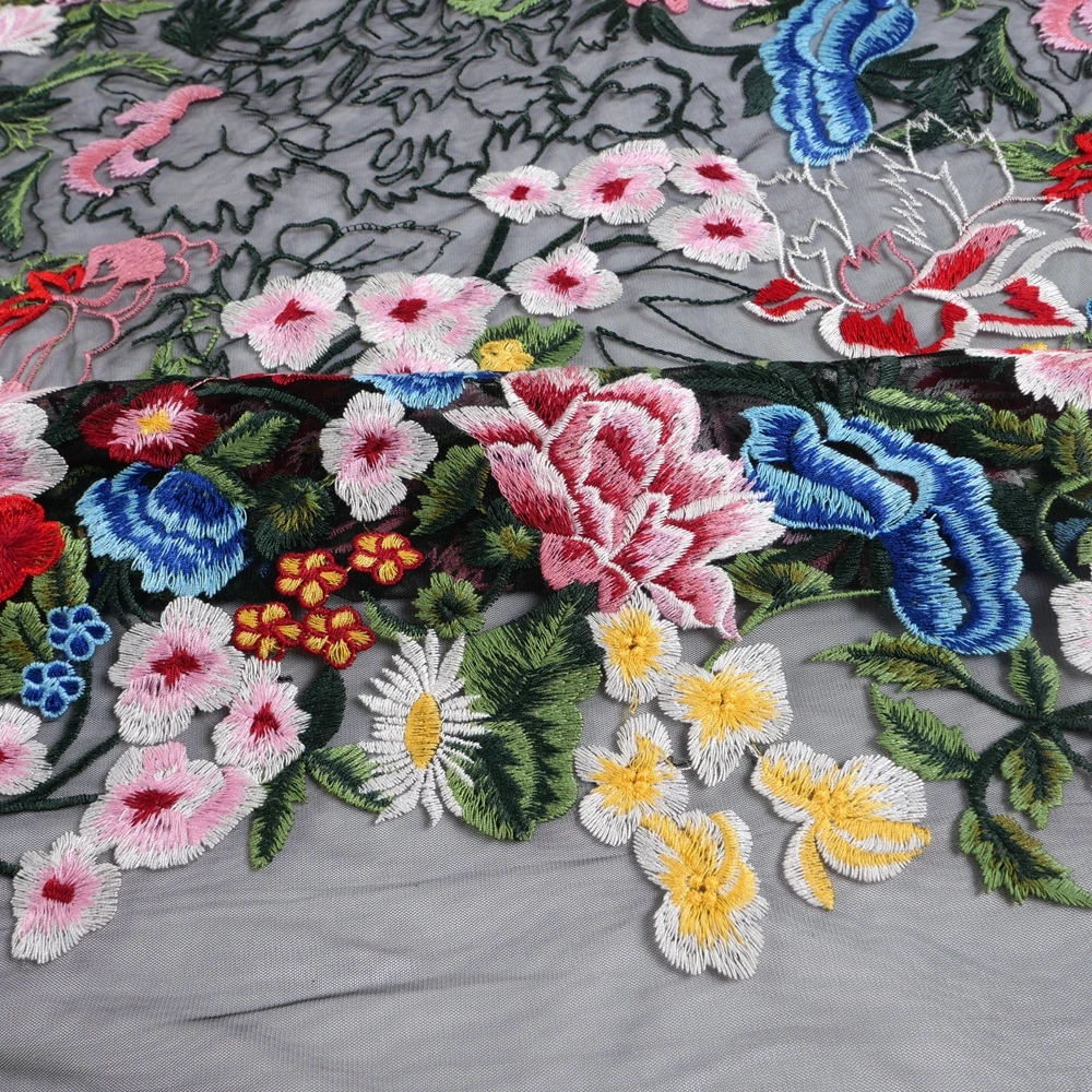 Кружевная ткань HelluyerDc с разноцветными цветами, смешанная на тюлевой вышивке, кружевная ткань, для моды, недели, платья для выпускного вечера
Кружевная ткань HelluyerDc с разноцветными цветами, смешанная на тюлевой вышивке, кружевная ткань, для моды, недели, платья для выпускного вечера