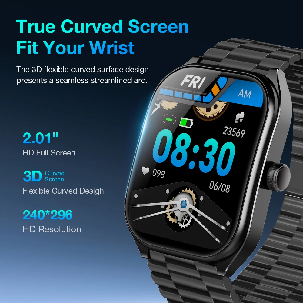 2025 New Aolon 2.01'' HD Smart Watch Men Pulse Blood Pressure Measure Bluetooth Call Sports for Xiaomi Health Tracking Watch
2025 New Aolon 2.01'' HD Smart Watch Men Pulse Blood Pressure Measure Bluetooth Call Sports for Xiaomi Health Tracking Watch