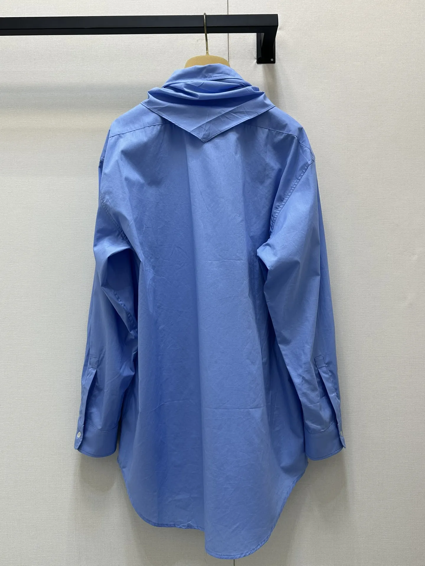 2025 Spring/Summer New Women's Shirt Formal Blue with Bow Tie and Float Pocket Design Button Slimming Fabric Comfortable WYY-67
2025 Spring/Summer New Women's Shirt Formal Blue with Bow Tie and Float Pocket Design Button Slimming Fabric Comfortable WYY-67