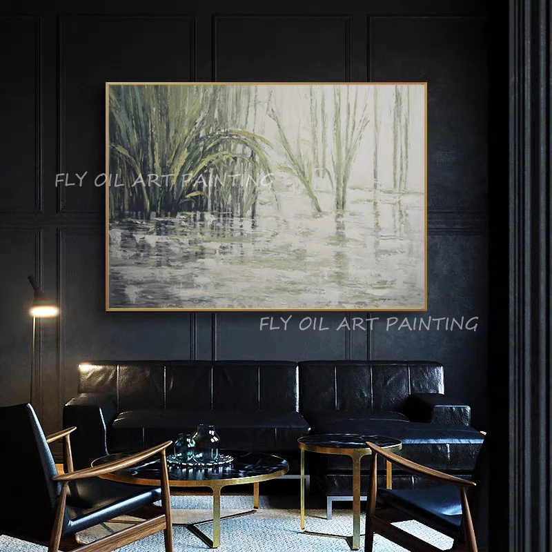 100% Hand-painted grass green new canvas gift landscape beautiful artwork Oil Painting on Canvas Wall Art as a gift
100% Hand-painted grass green new canvas gift landscape beautiful artwork Oil Painting on Canvas Wall Art as a gift
