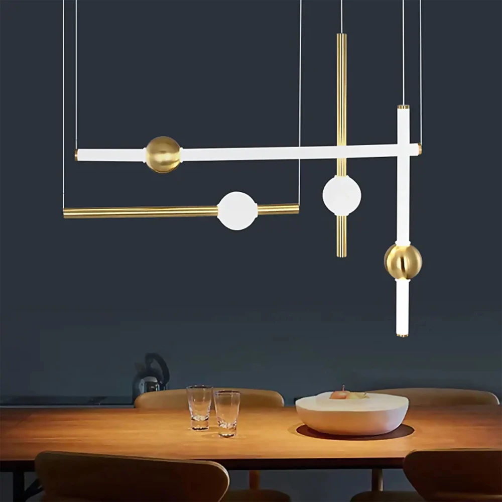 Creative Gold Ceiling Pendant Lights Minimalistic Design Modern Chandelier Stylish Hanging Lighting
Creative Gold Ceiling Pendant Lights Minimalistic Design Modern Chandelier Stylish Hanging Lighting