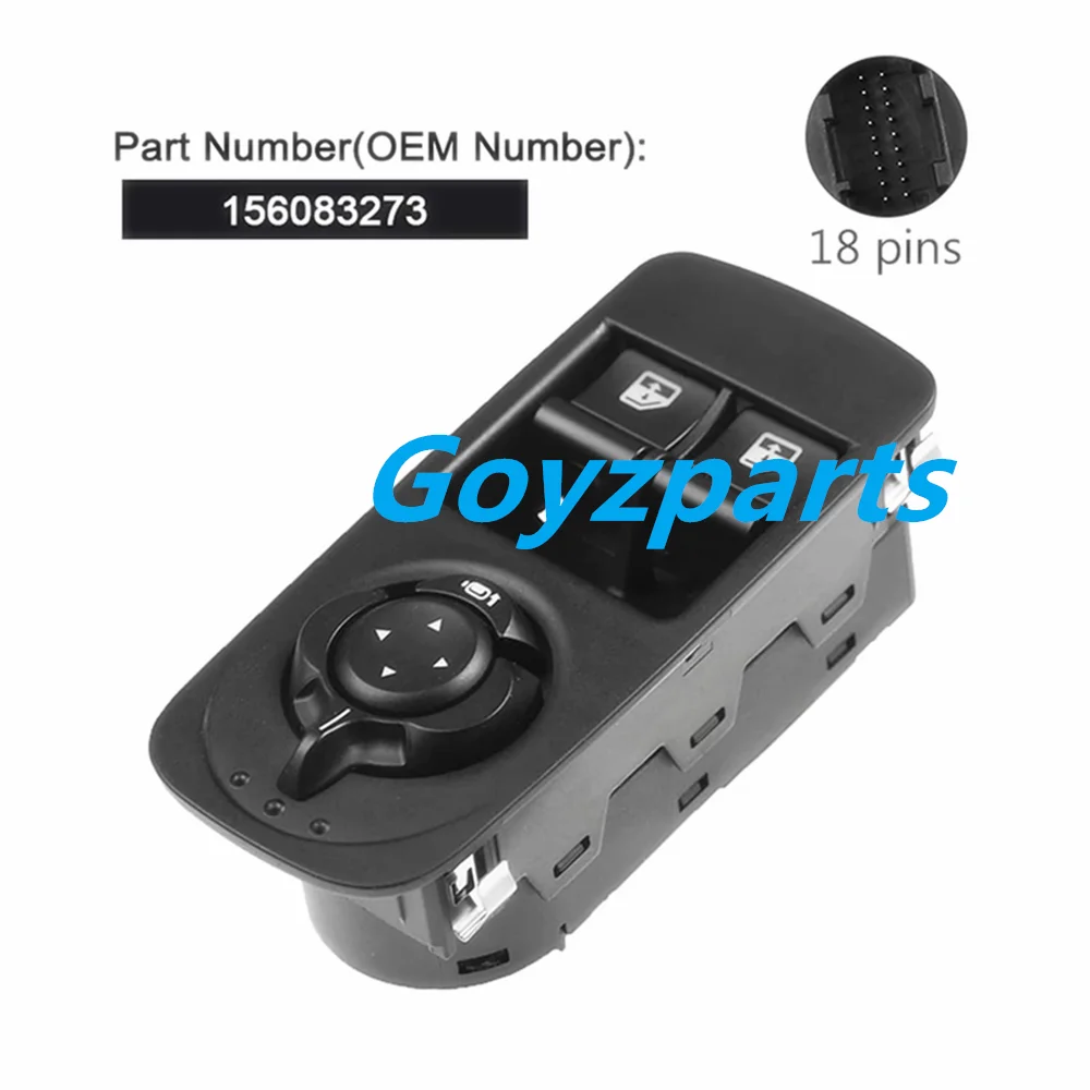 Power Master Window Control Switch Controller for Alfa Romeo Mito 2008-2018 OE Number 156083273 156080933 156085172
Power Master Window Control Switch Controller for Alfa Romeo Mito 2008-2018 OE Number 156083273 156080933 156085172
