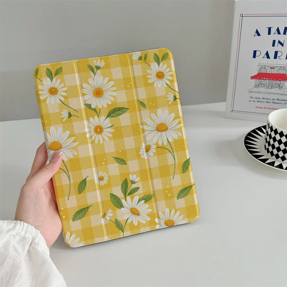 New yellow sunflower small fresh iPad case, suitable for Apple iPad Pro 2024 11 inch and 2025 Air 5/4, 10.9-inch iPad 10, 9.7 in
New yellow sunflower small fresh iPad case, suitable for Apple iPad Pro 2024 11 inch and 2025 Air 5/4, 10.9-inch iPad 10, 9.7 in