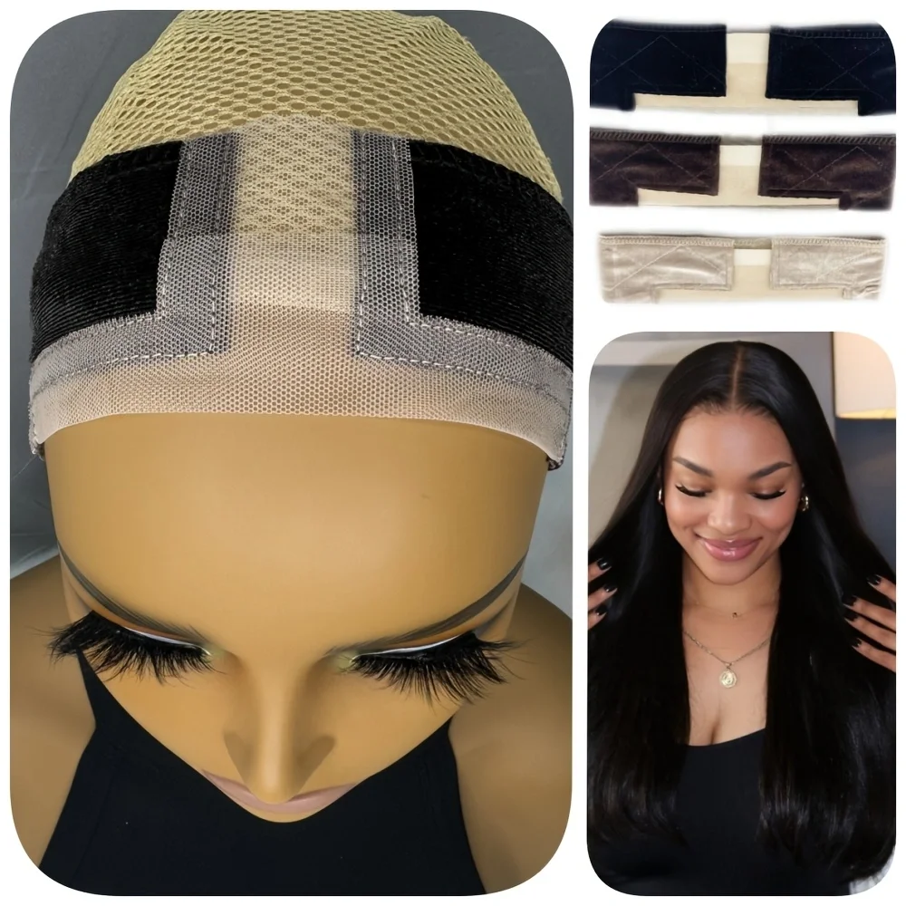T-Type 3-Pack-Non-Slip Adjustable Wig Headband, Lace by HAIRLINE, Secure Velvet Headband, Easy to Wear and Remove MSHL-025
T-Type 3-Pack-Non-Slip Adjustable Wig Headband, Lace by HAIRLINE, Secure Velvet Headband, Easy to Wear and Remove MSHL-025