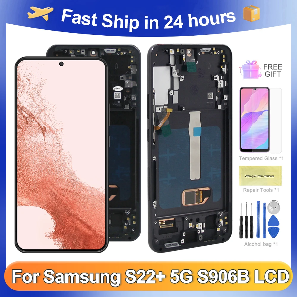 S22 + 6,6 ''для Samsung для S22 Plus S906B S906 S906W S906N S906E ЖК-дисплей с дигитайзером сенсорного экрана в сборе Замена
S22 + 6,6 ''для Samsung для S22 Plus S906B S906 S906W S906N S906E ЖК-дисплей с дигитайзером сенсорного экрана в сборе Замена