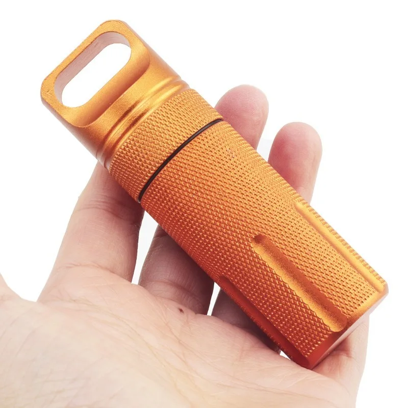 Portable Pill Case Waterproof EDC Container Capsule Airtight Aluminum Pill Bottle Keychain Pill Holder Travel Pill Storage for O
Portable Pill Case Waterproof EDC Container Capsule Airtight Aluminum Pill Bottle Keychain Pill Holder Travel Pill Storage for O