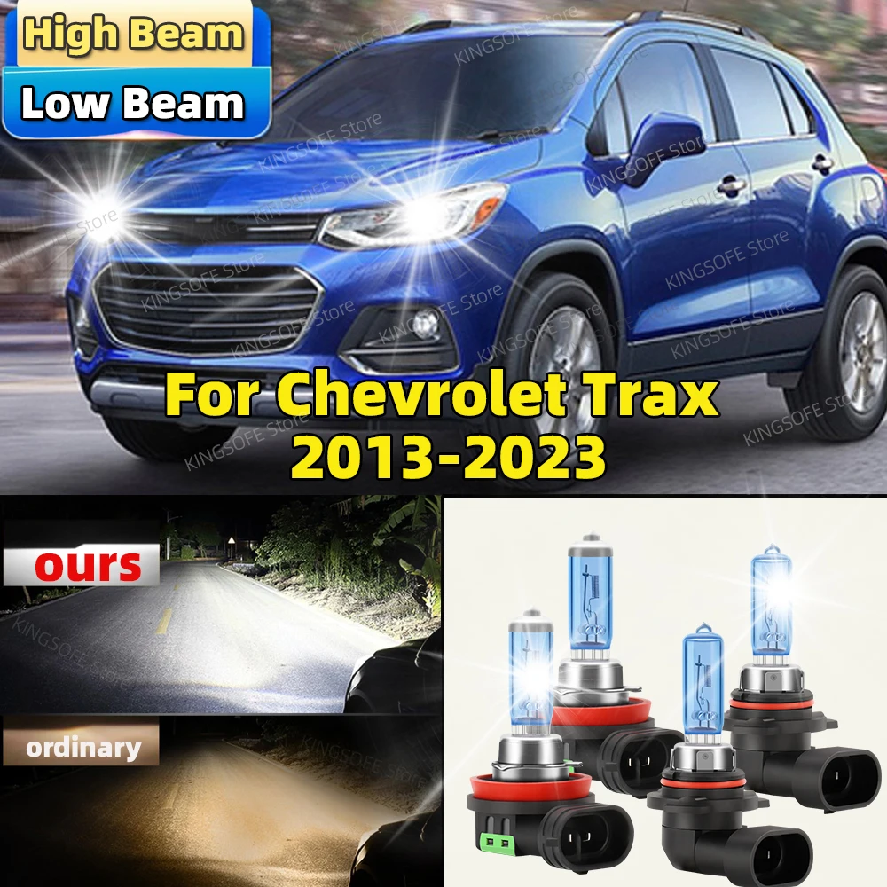 4Pcs 100W Halogen Canbus 6500K Car Headlight HB3 H11 High Low Beam For Chevrolet Trax 2013-2023 2014 2015 2016 2017 2018 2019
4Pcs 100W Halogen Canbus 6500K Car Headlight HB3 H11 High Low Beam For Chevrolet Trax 2013-2023 2014 2015 2016 2017 2018 2019