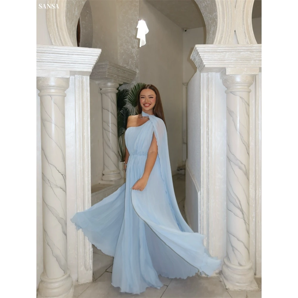 Sansa Customized Blue With Shawl Multilayer Pleats Prom Dress A-Line One Shoulder Vestidos De Noche Floor-Length Formal Evening
Sansa Customized Blue With Shawl Multilayer Pleats Prom Dress A-Line One Shoulder Vestidos De Noche Floor-Length Formal Evening