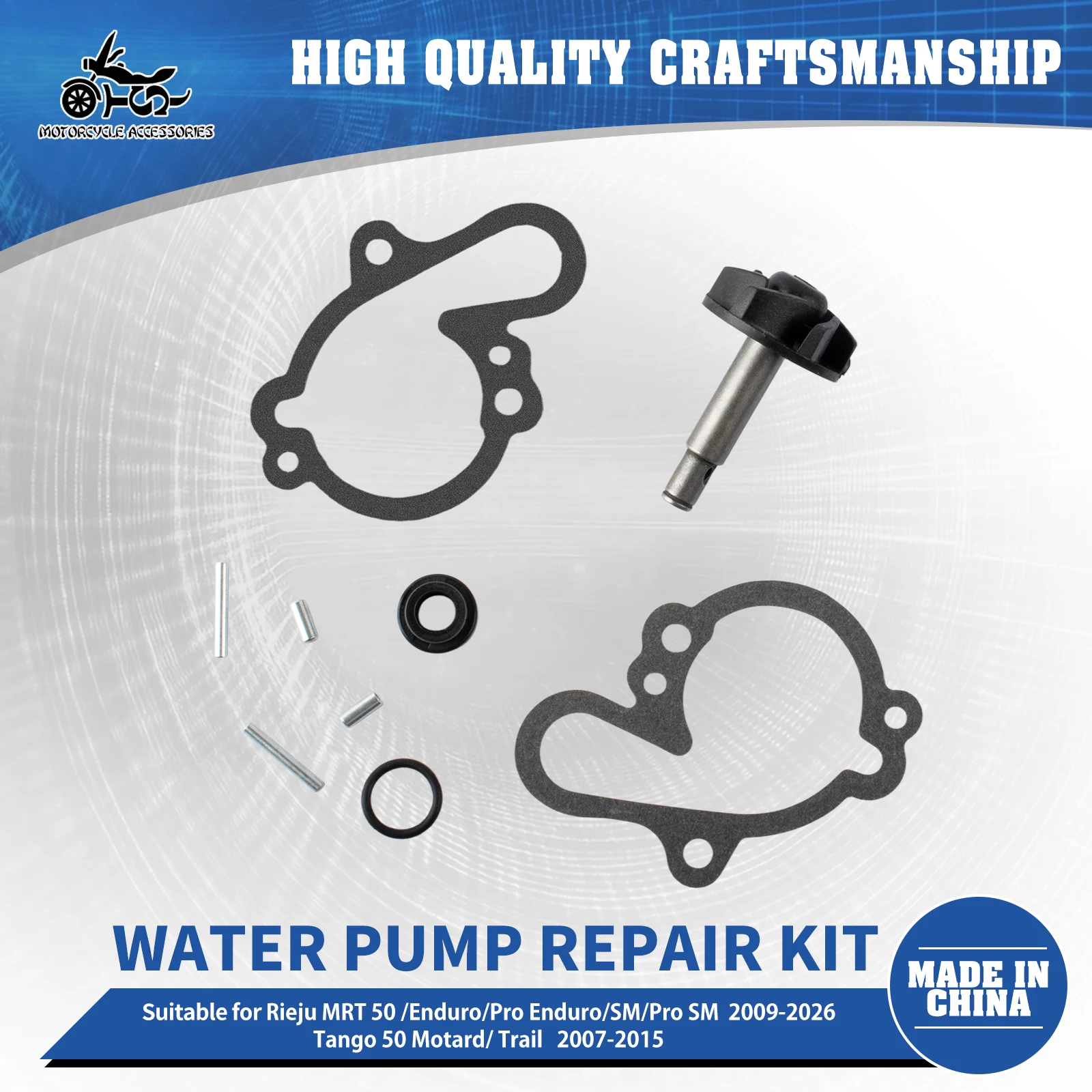 SJ Motorcycle Accessories Water Pump Repair Kit For Rieju MRX MRT MRT Pro RR RS1 RS2 SMX 50cc AM6 2T 100110080
SJ Motorcycle Accessories Water Pump Repair Kit For Rieju MRX MRT MRT Pro RR RS1 RS2 SMX 50cc AM6 2T 100110080