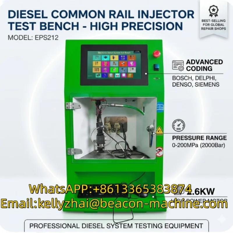 Стенд для тестирования дизельных форсунок Common Rail EPS212
Стенд для тестирования дизельных форсунок Common Rail EPS212