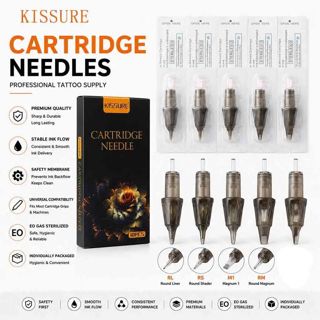 10pcs Cartridge Tattoo Needles RL RS RM M1 Disposable Sterilized Safety Tattoo Needle For Cartridge Machines Grip
10pcs Cartridge Tattoo Needles RL RS RM M1 Disposable Sterilized Safety Tattoo Needle For Cartridge Machines Grip