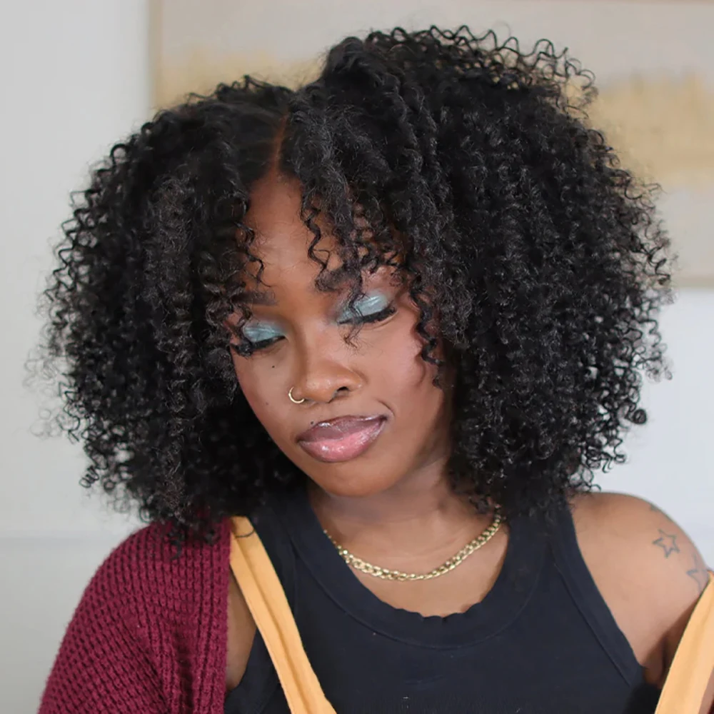 Парик V-образной формы из 100% натуральных волос, 250% густоты, для женщин, без выреза, глубокая волна, без клея, на заколках, половинный парик
Парик V-образной формы из 100% натуральных волос, 250% густоты, для женщин, без выреза, глубокая волна, без клея, на заколках, половинный парик