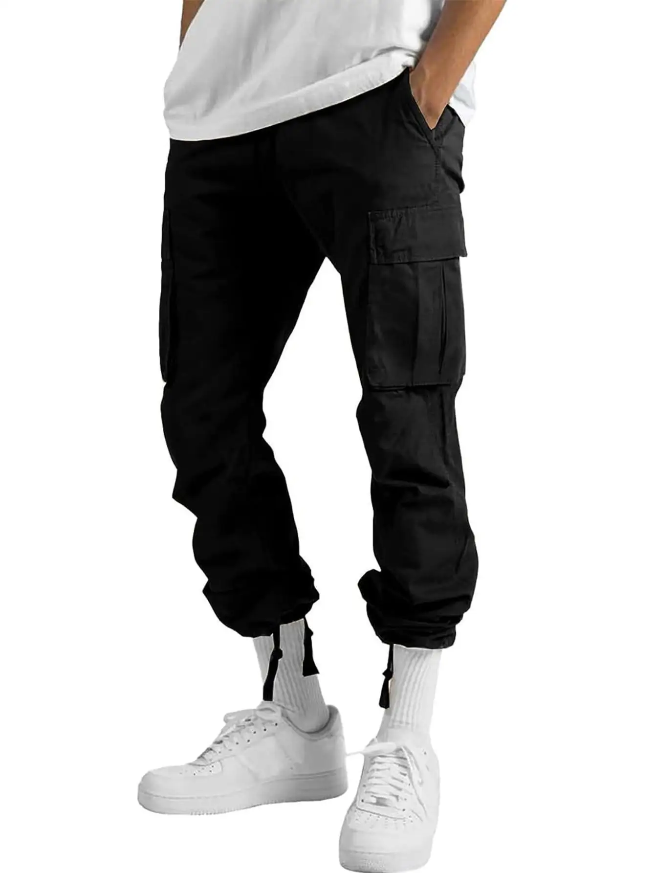 Мужские уличные брюки-карго, тактические походные брюки, мешковатые тренировочные бегуны, широкие эластичные джинсы, свободные брюки
Мужские уличные брюки-карго, тактические походные брюки, мешковатые тренировочные бегуны, широкие эластичные джинсы, свободные брюки