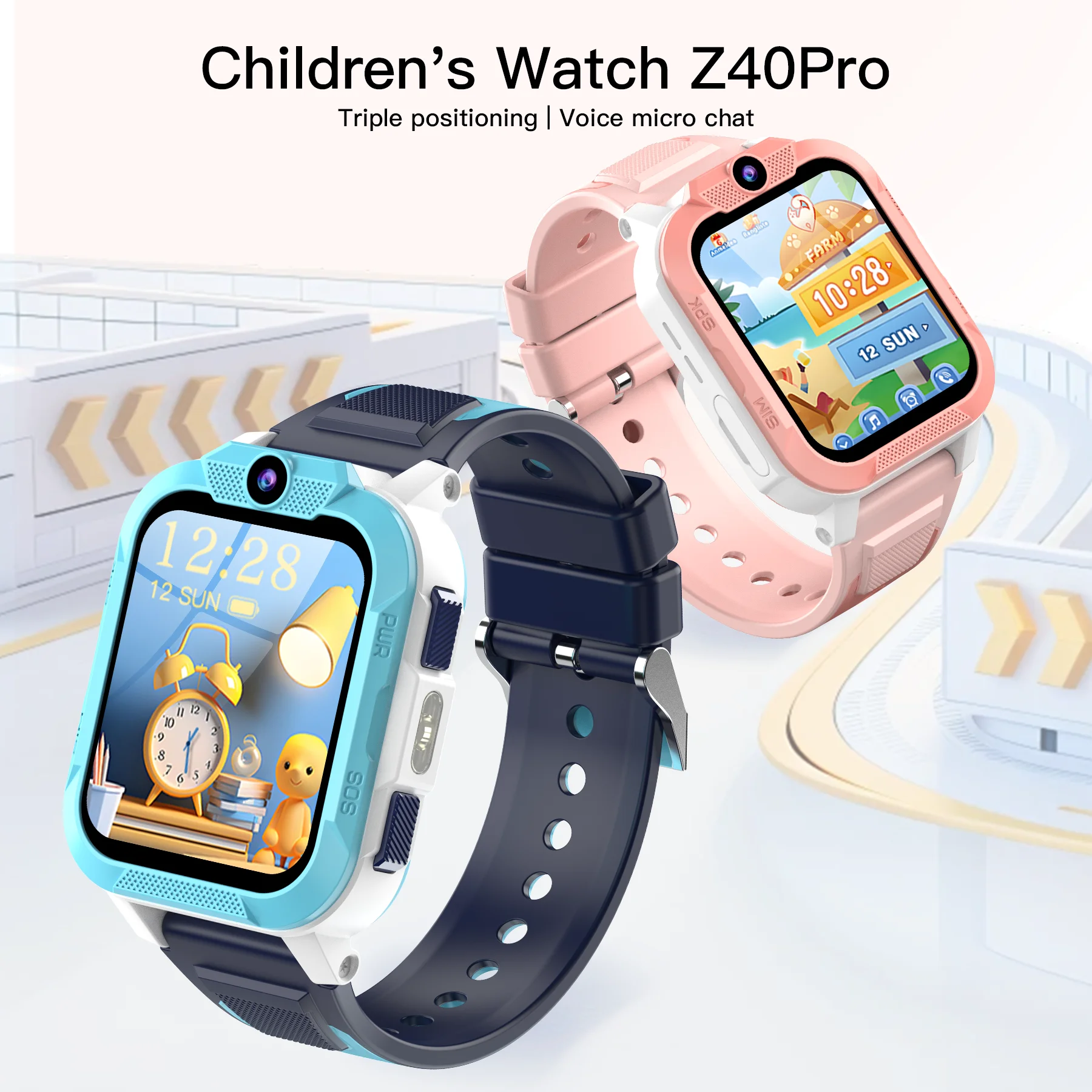 Blackview Z40 Pro Kids Smart Watch LBS+WiFi+GPS Triple AI Positioning Large 850mAh Battery 4G Video Call Phone Watch Smartwatch Blackview Z40 Pro Kids Smart Watch LBS+WiFi+GPS Triple AI Positioning Large 850mAh Battery 4G Video Call Phone Watch Smartwatch
