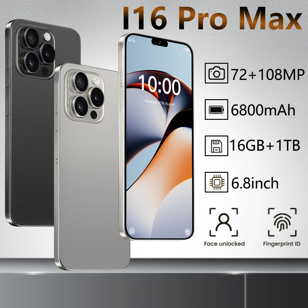 2025 New i16 pro max7.3HD Global Edition Original Smart Dual Card 7800mAh Battery Facial Recognition Function
2025 New i16 pro max7.3HD Global Edition Original Smart Dual Card 7800mAh Battery Facial Recognition Function
