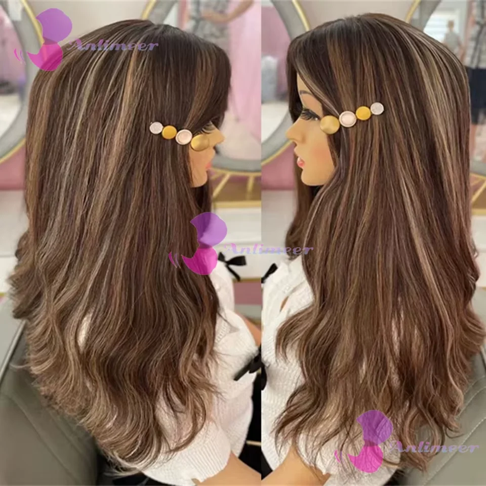 Brazilian 13x6 HD Transparent Lace Frontal Wig #4/27 Highlight Colored Brown Blonde For Women Body Wave Silk Top Wig Human Hair
Brazilian 13x6 HD Transparent Lace Frontal Wig #4/27 Highlight Colored Brown Blonde For Women Body Wave Silk Top Wig Human Hair
