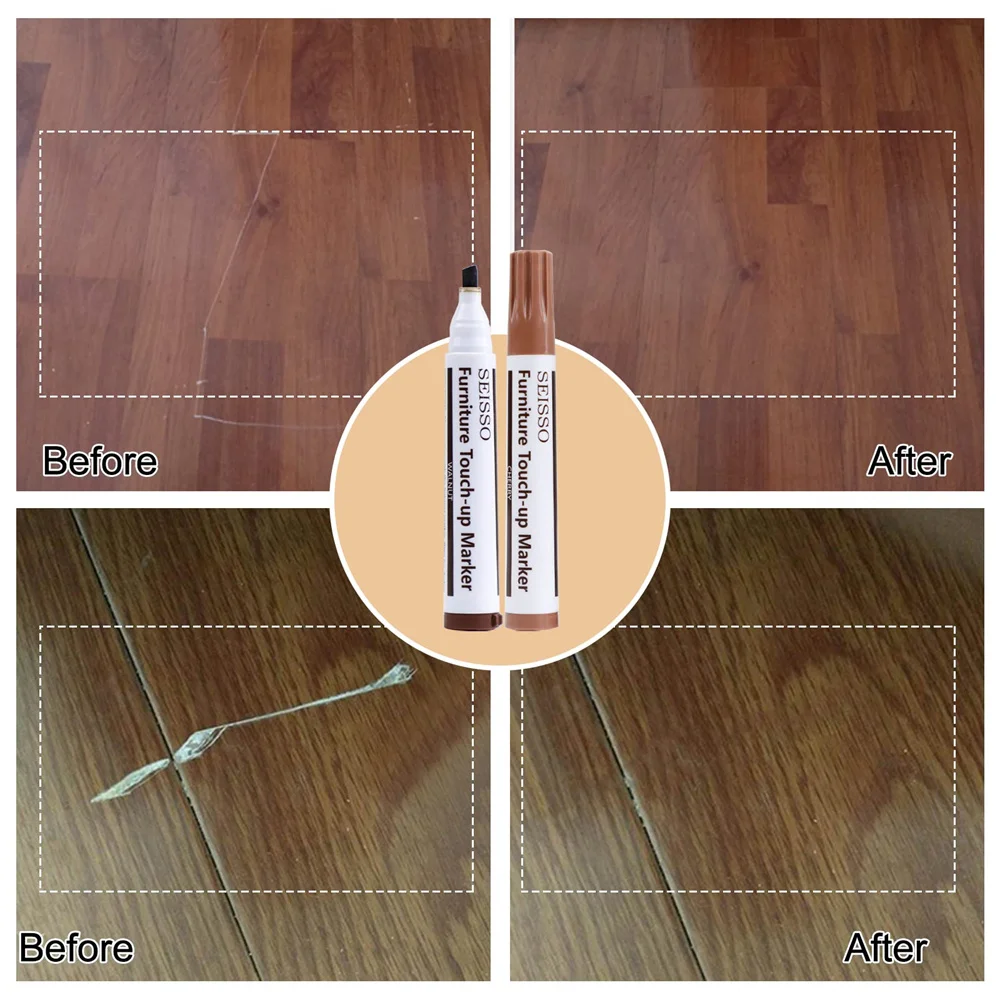 SEISSO Wood Furniture Repair Kit for Door Floor Table Cabinet Wood Filler and Touch Up Markers Floor Repair Set for Scratches
SEISSO Wood Furniture Repair Kit for Door Floor Table Cabinet Wood Filler and Touch Up Markers Floor Repair Set for Scratches