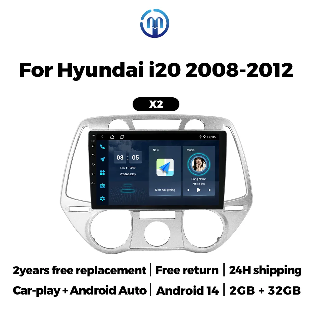 MEKEDE Android Car GPS Navigation System For Hyundai I20 2008 2009 2010 2011 2012 Auto Radio Multimedia Carplay WIFI Head Unit
MEKEDE Android Car GPS Navigation System For Hyundai I20 2008 2009 2010 2011 2012 Auto Radio Multimedia Carplay WIFI Head Unit