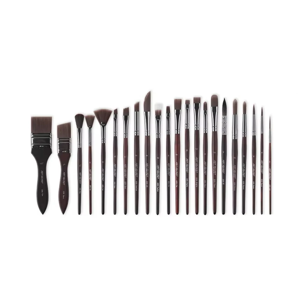 Artsecret 26PCS/Set High Grade Art Brushes for Watercolor Acrylic & Oil Painting Multi-Functional Taklon Hair Paint Brush
Artsecret 26PCS/Set High Grade Art Brushes for Watercolor Acrylic & Oil Painting Multi-Functional Taklon Hair Paint Brush