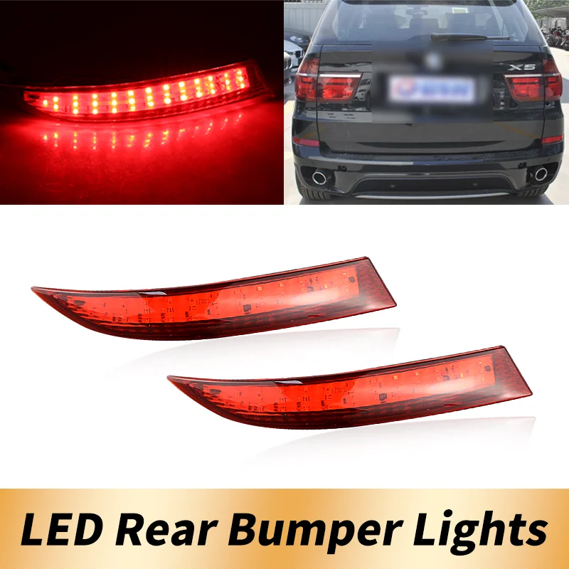2PCS Car LED Rear Left & Right Bumper Reflector Lamp Red For BMW X5 E70 LCI 2011 2012 2013 Tail Brake Fog Lamp auto Accessories
2PCS Car LED Rear Left & Right Bumper Reflector Lamp Red For BMW X5 E70 LCI 2011 2012 2013 Tail Brake Fog Lamp auto Accessories