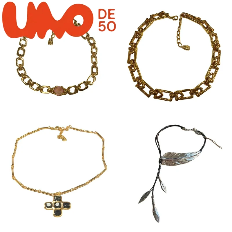 2025 latest UNOde50 silver-plated S925 and gold-plated 14K high-end texture necklace at an affordable price
2025 latest UNOde50 silver-plated S925 and gold-plated 14K high-end texture necklace at an affordable price