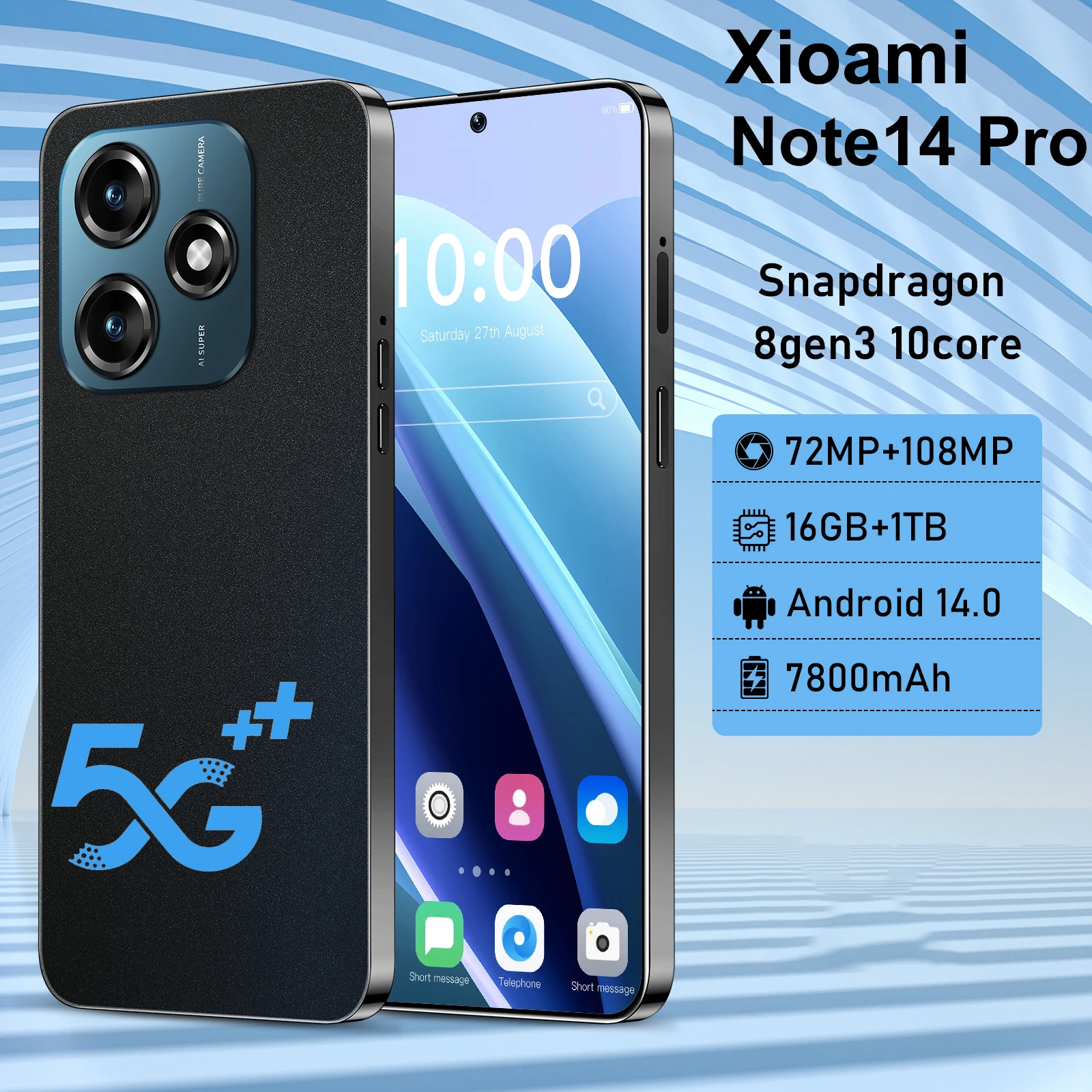 2025 New Xioami Note 14 7.3HD Cellphones Global Version Original Smartphone Dual SIM Android 14 Cell Phone 7800mAh Mobile Phones
2025 New Xioami Note 14 7.3HD Cellphones Global Version Original Smartphone Dual SIM Android 14 Cell Phone 7800mAh Mobile Phones