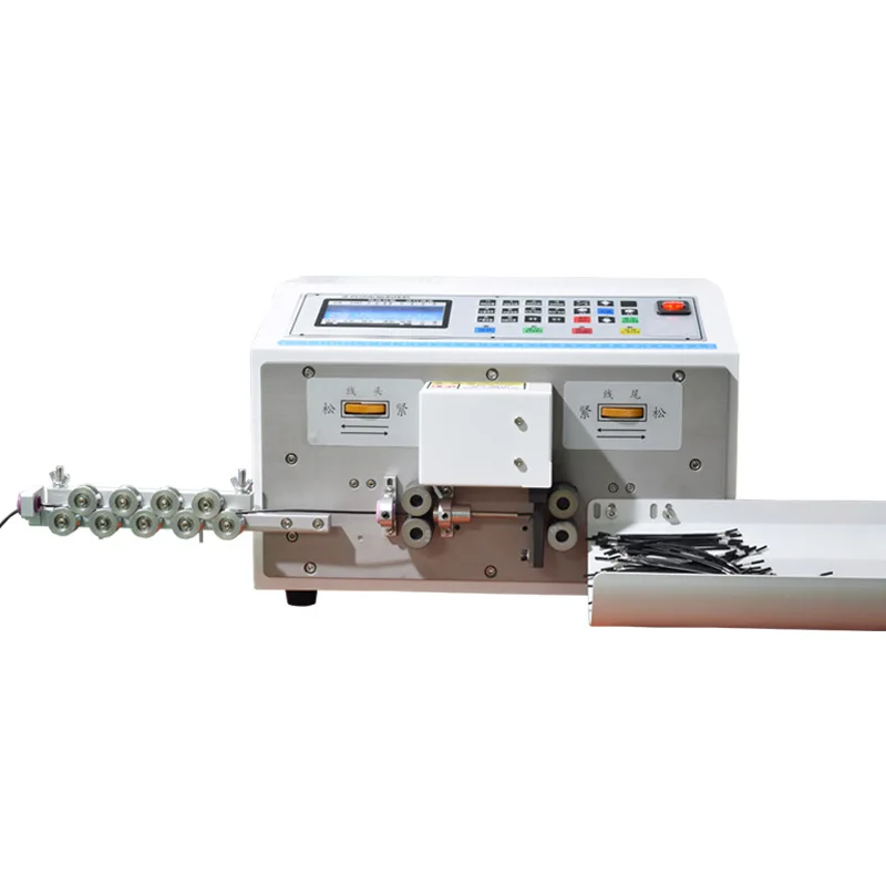 new style full automatic multi-cores sheathed cable wire cutting plastic skin stripping peeling machine
new style full automatic multi-cores sheathed cable wire cutting plastic skin stripping peeling machine