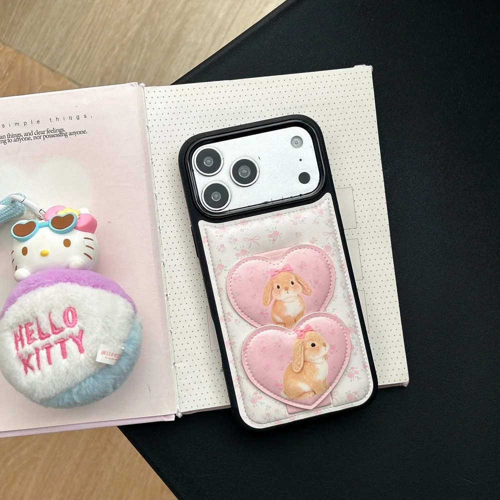 Cute fashion floral bow bunny with charm phone case for iPhone 17 16 ProMax16 15Pro fundas Korean INS shockproof protective case
Cute fashion floral bow bunny with charm phone case for iPhone 17 16 ProMax16 15Pro fundas Korean INS shockproof protective case