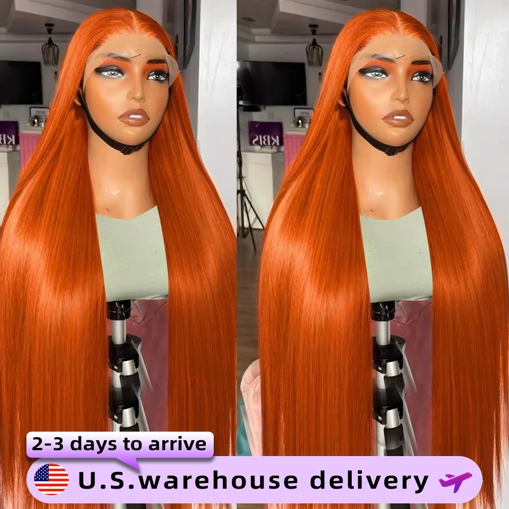 30 36 Inch Ginger Orange Lace Front Wig Human Hair #350 Colored Straight 13x6 Hd Lace Frontal Wig For Women Brazilian Remy Hair 
30 36 Inch Ginger Orange Lace Front Wig Human Hair #350 Colored Straight 13x6 Hd Lace Frontal Wig For Women Brazilian Remy Hair