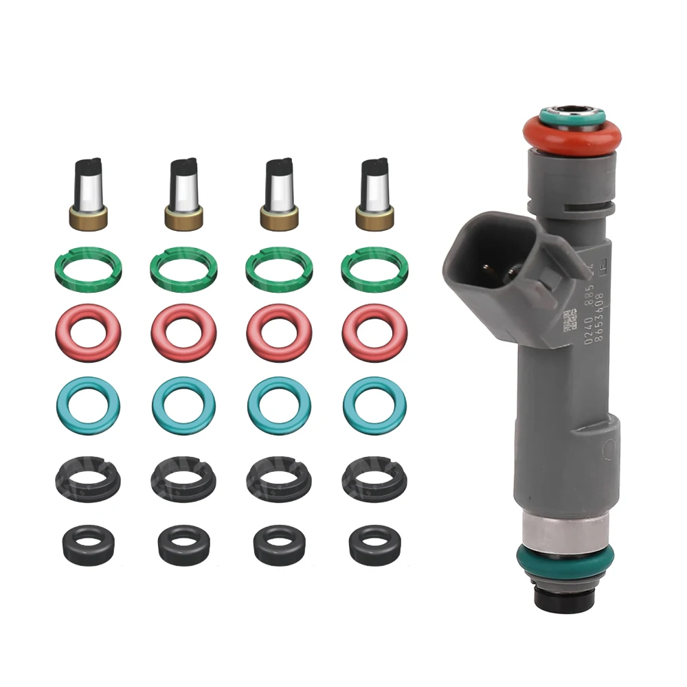 4 Sets Fuel Injector Repair Seal Kits 8653608 suitable for Saab 9-3 2.0T, Volvo S80, XC90 55559397
4 Sets Fuel Injector Repair Seal Kits 8653608 suitable for Saab 9-3 2.0T, Volvo S80, XC90 55559397
