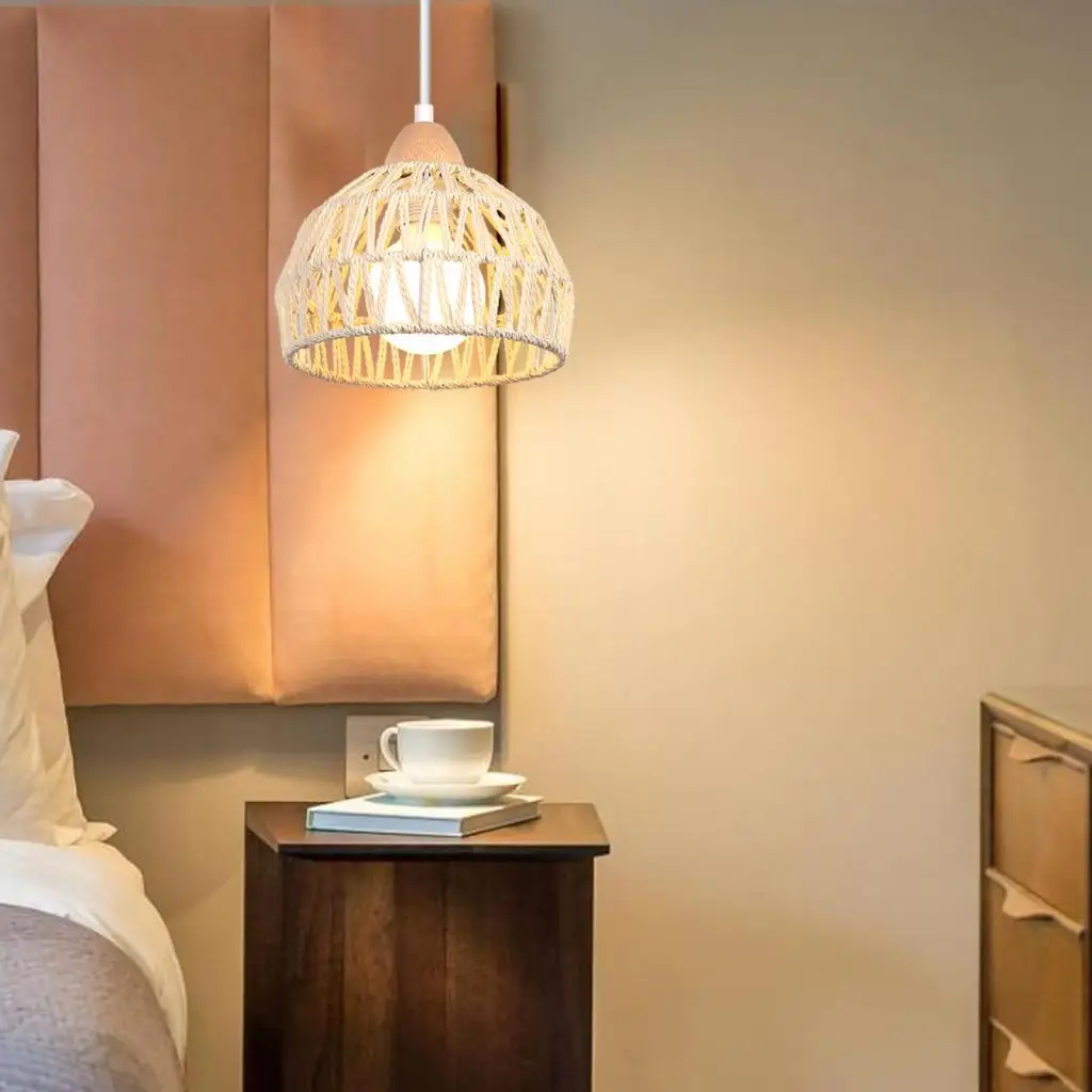 Плетеный подвесной светильник из пеньковой веревки, абажур, винтажный промышленный подвесной светильник из ротанга, потолочная люстра в стиле бохо, светильники E27
Плетеный подвесной светильник из пеньковой веревки, абажур, винтажный промышленный подвесной светильник из ротанга, потолочная люстра в стиле бохо, светильники E27