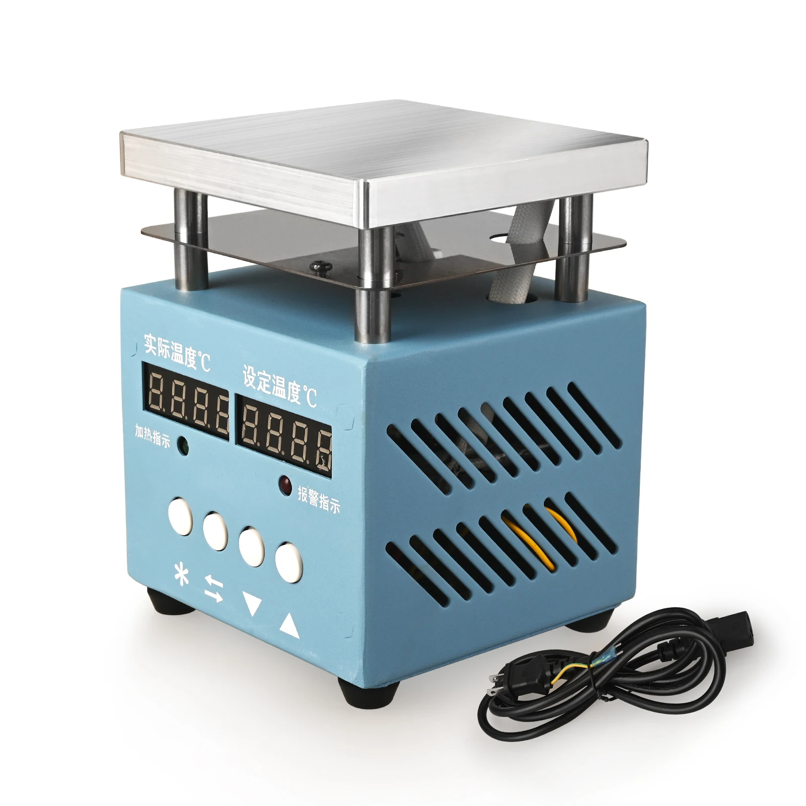 956S Electronic Hot Plate Constant Temperature Adjustable Heating Platform for PCB SMD Heating Phone LCD Touch Screen Repair
956S Electronic Hot Plate Constant Temperature Adjustable Heating Platform for PCB SMD Heating Phone LCD Touch Screen Repair