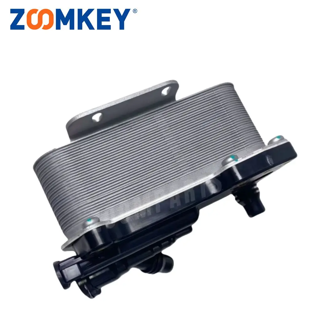 ZOOMKEY Fit For Transmission Oil Cooler Heat Exchanger w/ Thermostat for BMW F10 528i 12-16 2.0L 17217638582 17217618778
ZOOMKEY Fit For Transmission Oil Cooler Heat Exchanger w/ Thermostat for BMW F10 528i 12-16 2.0L 17217638582 17217618778