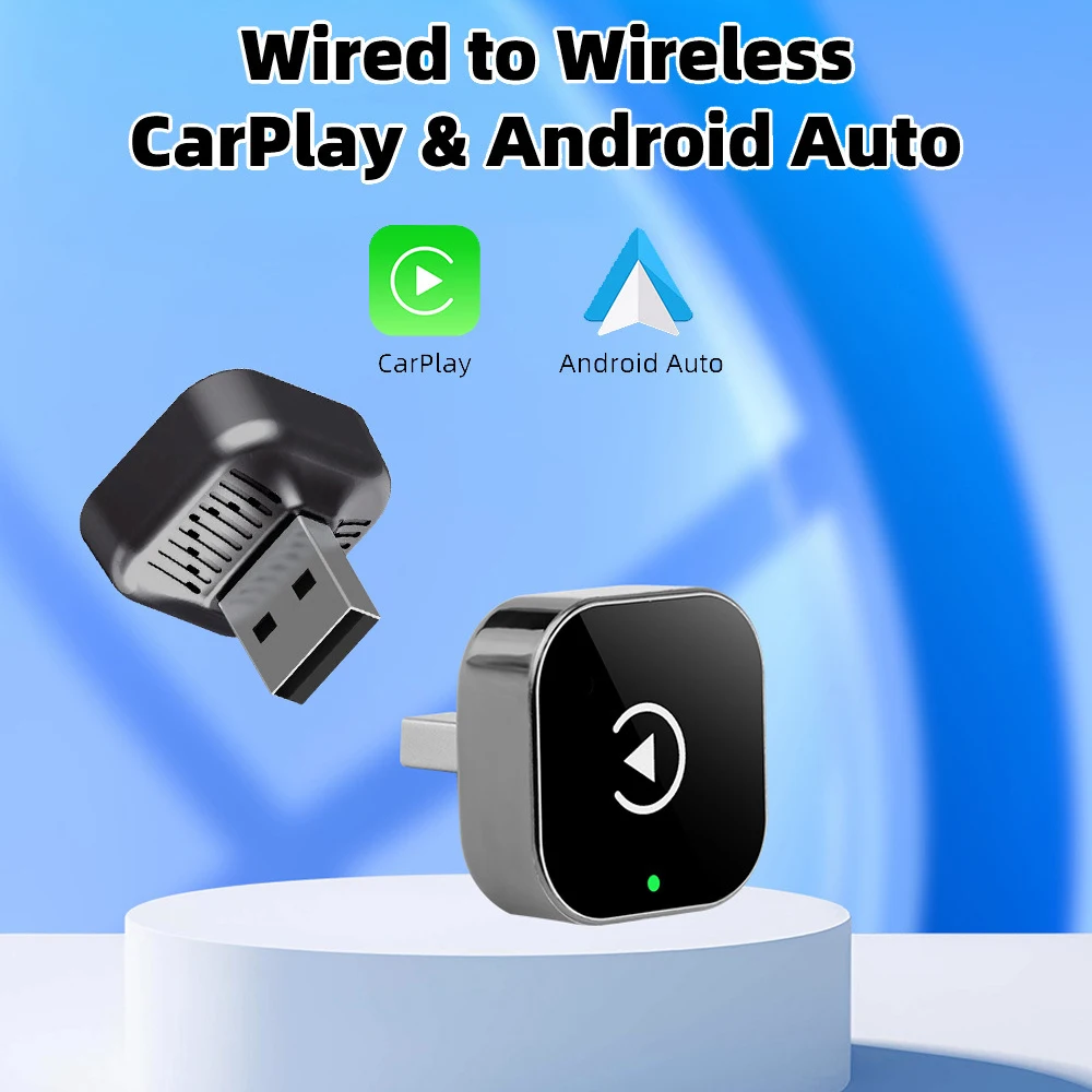 2026new Wireless CarPlay 2in1 AI Smart Box Dongle Wireless Android Auto Adapter Intelligent Systems For Car With Wired Car Play
2026new Wireless CarPlay 2in1 AI Smart Box Dongle Wireless Android Auto Adapter Intelligent Systems For Car With Wired Car Play