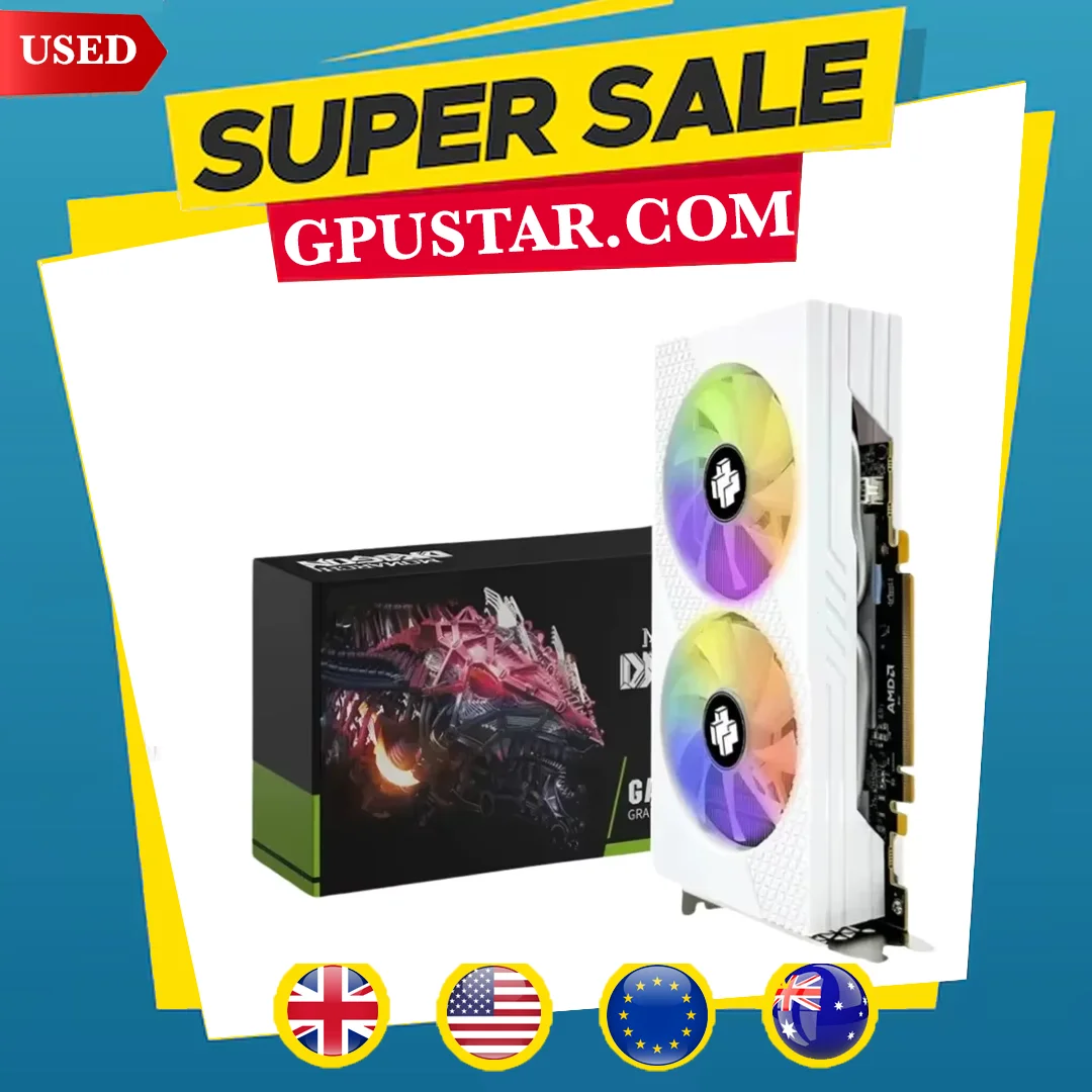 USED MOUGOL AMD Radeon RX580 8G White RGB Graphics Card GDDR5 Memory 256Bit Gaming Card PCCIE3.0x16 HDMI DVI
USED MOUGOL AMD Radeon RX580 8G White RGB Graphics Card GDDR5 Memory 256Bit Gaming Card PCCIE3.0x16 HDMI DVI