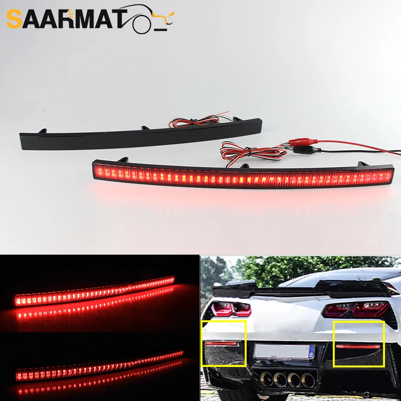 2pcs LED Car Rear Bumper Reflector Lights Tail/Brake Rear Fog Lamps For 2014-2019 Chevrolet Corvette C7 Accessories 84031887
2pcs LED Car Rear Bumper Reflector Lights Tail/Brake Rear Fog Lamps For 2014-2019 Chevrolet Corvette C7 Accessories 84031887