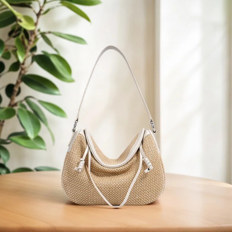 Gorfia new luxury design straw bag high-end large capacity women's bag PP straw handbag microfiber messenger bag
Gorfia new luxury design straw bag high-end large capacity women's bag PP straw handbag microfiber messenger bag