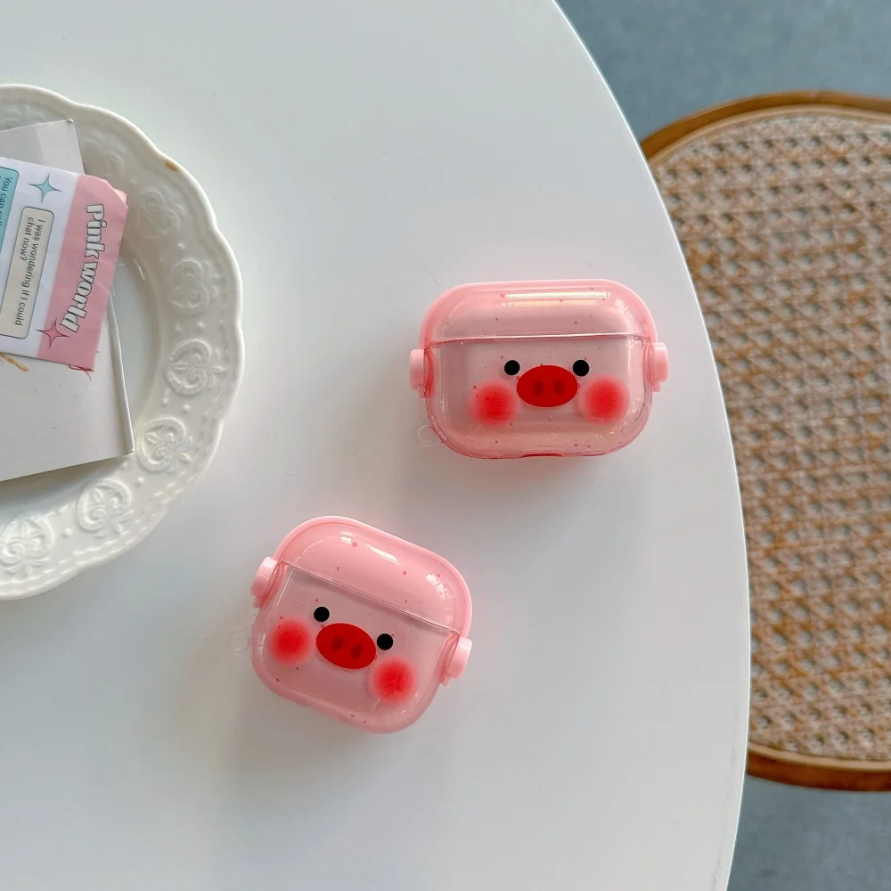 creative polka dot piggy headphone protective case for AirPods 4 Pro 2 3 Fashion simple personalized shock-proof protective case
creative polka dot piggy headphone protective case for AirPods 4 Pro 2 3 Fashion simple personalized shock-proof protective case