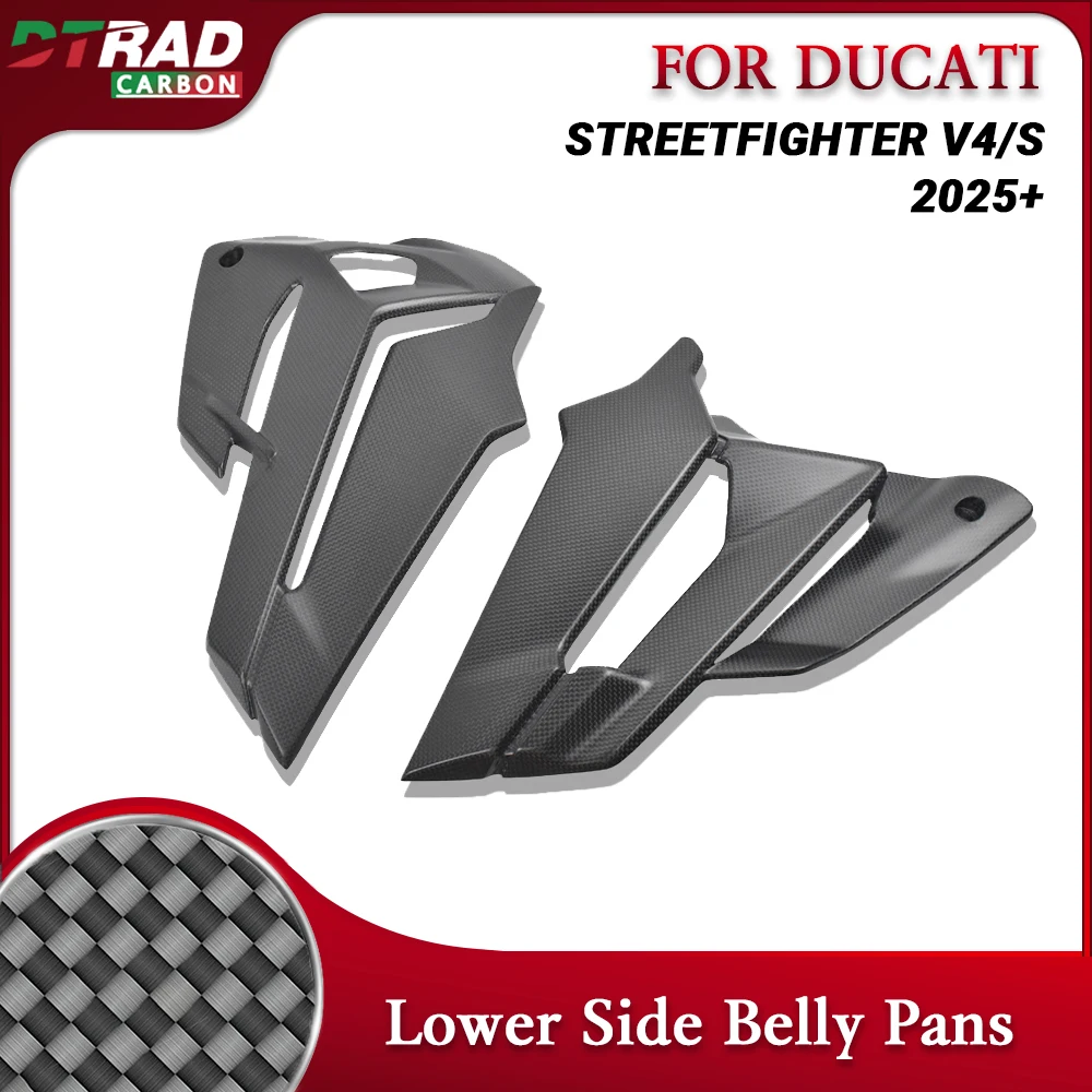 For Ducati Streetfighter V4 V4S 2025+ Fairing Carbon Fiber Front Both Side Belly Panels Spoiler Cowling Motorcycle Accessories
For Ducati Streetfighter V4 V4S 2025+ Fairing Carbon Fiber Front Both Side Belly Panels Spoiler Cowling Motorcycle Accessories