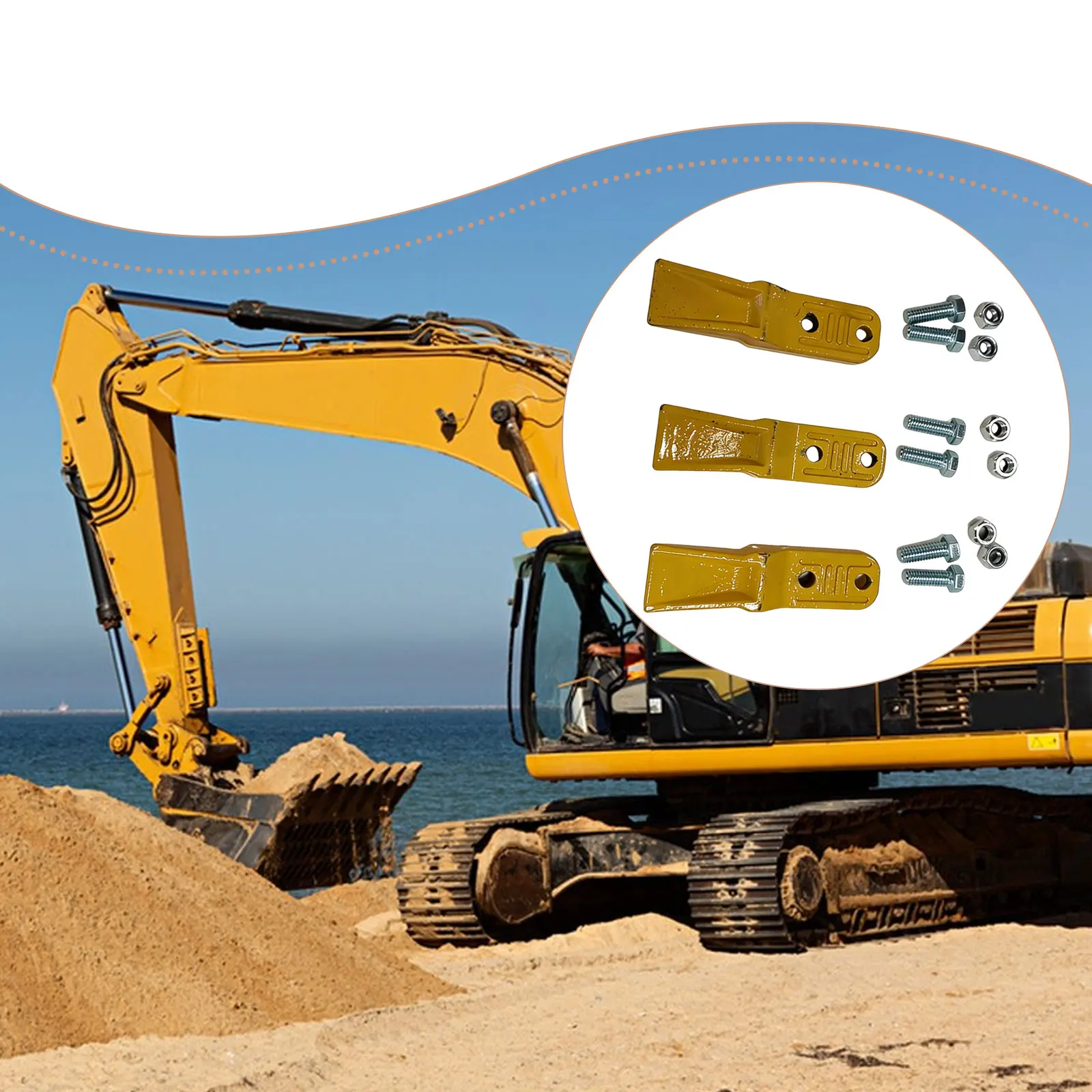 Mini Excavator Teeth Attachments Trenching Bucket Teeth Accessories Excavator Repair Parts for 2Ton Excavator Specifications
Mini Excavator Teeth Attachments Trenching Bucket Teeth Accessories Excavator Repair Parts for 2Ton Excavator Specifications