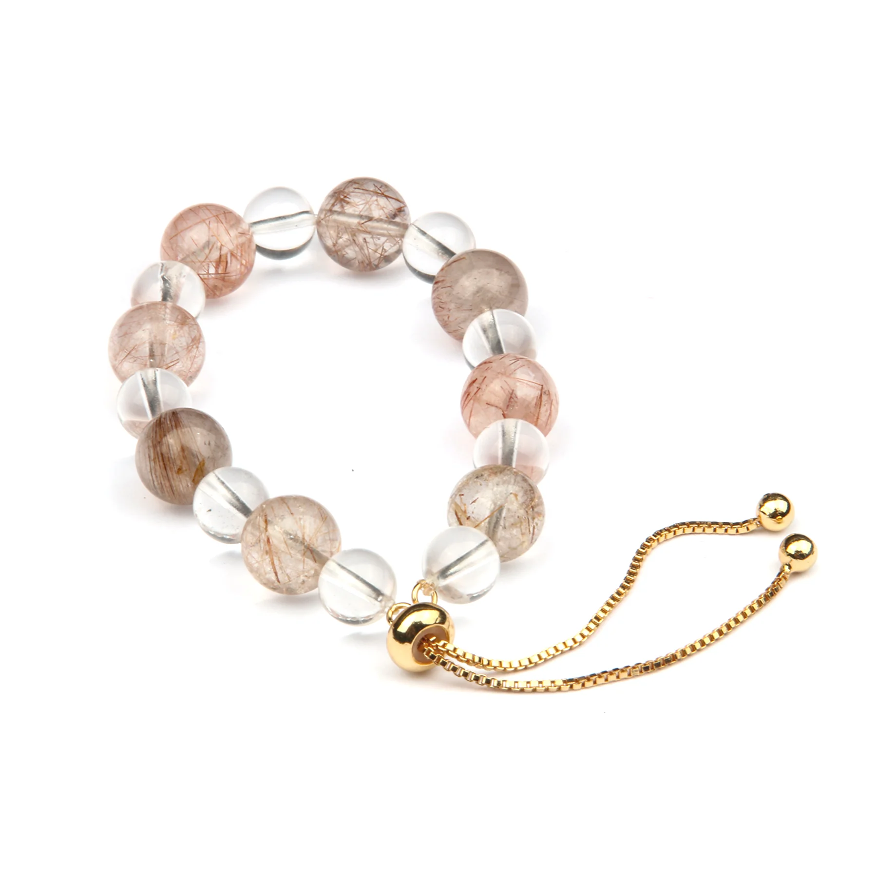 Clear & Rutilated Quartz Bracelet | Clarity & Manifestation | 18K Gold Healing Crystal for Abundance
Clear & Rutilated Quartz Bracelet | Clarity & Manifestation | 18K Gold Healing Crystal for Abundance