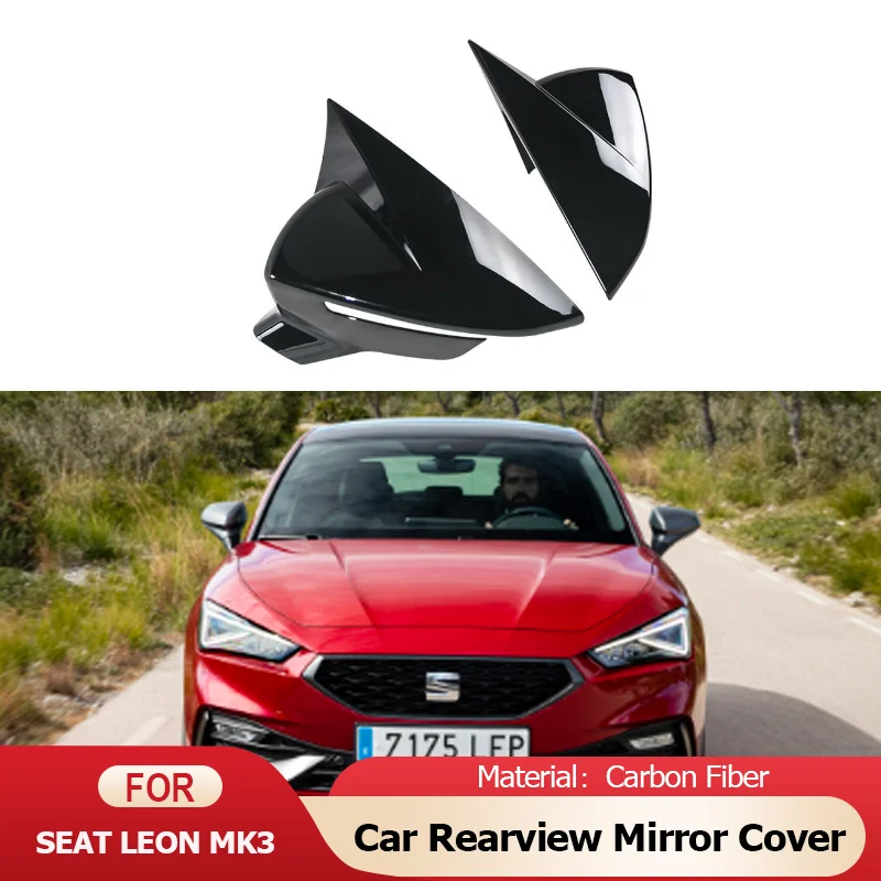 Carbon Fiber Car Rearview Mirror Cover Side Mirror Cap Accessories for SEAT Leon Mk3 5F 2013 2014 2015 2016 2017 2018 2019 2020
Carbon Fiber Car Rearview Mirror Cover Side Mirror Cap Accessories for SEAT Leon Mk3 5F 2013 2014 2015 2016 2017 2018 2019 2020
