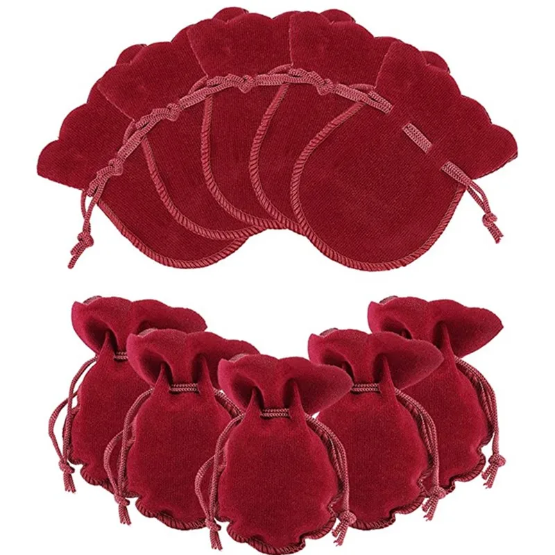 SheepSew 30 Pcs 3.54"x2.75" Velvet Cloth Drawstring Bags, Calabash Shape Drawstring Jewelry Pouches Small Candy Gift Bags
SheepSew 30 Pcs 3.54"x2.75" Velvet Cloth Drawstring Bags, Calabash Shape Drawstring Jewelry Pouches Small Candy Gift Bags