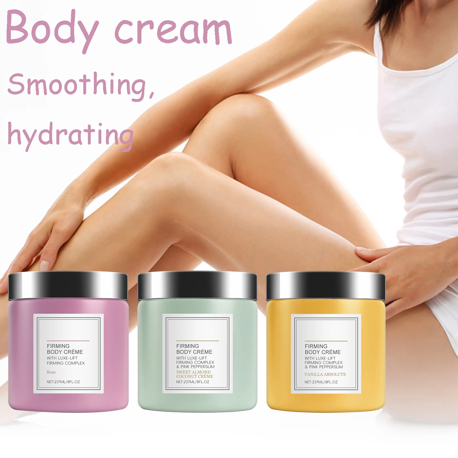 237ML Multi Scented Body Cream Gentle Moisturizing Skin-friendly Lasting Fresh Fragrance Non-greasy Nourishing for All Skin Type
237ML Multi Scented Body Cream Gentle Moisturizing Skin-friendly Lasting Fresh Fragrance Non-greasy Nourishing for All Skin Type